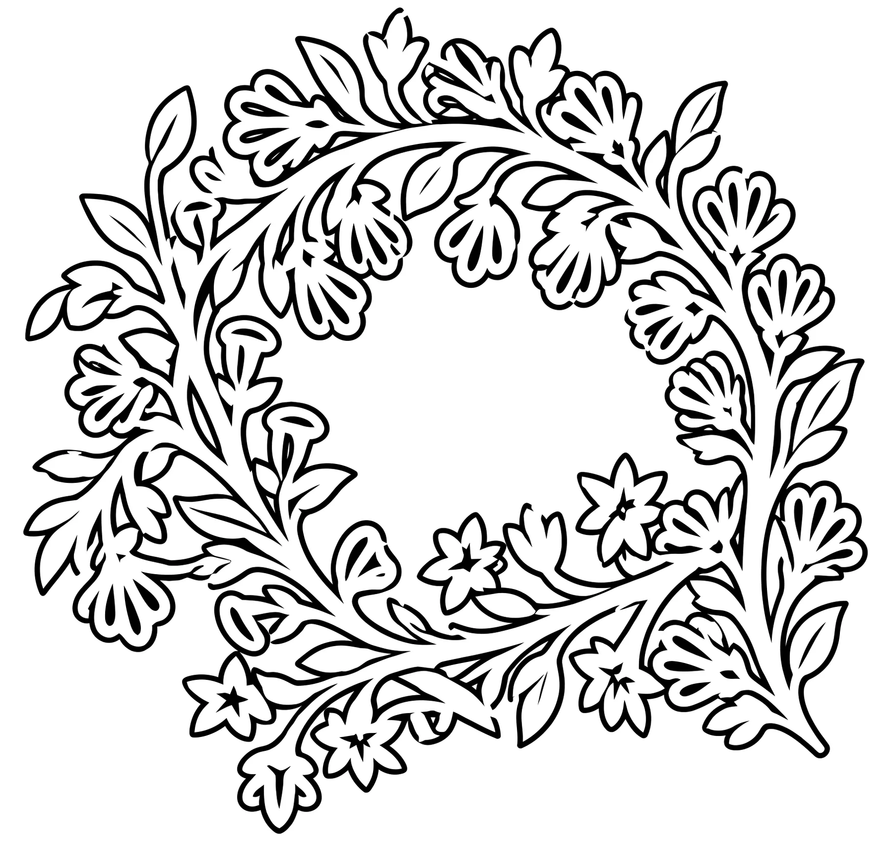 Cadenas florales con nombres de los héroes